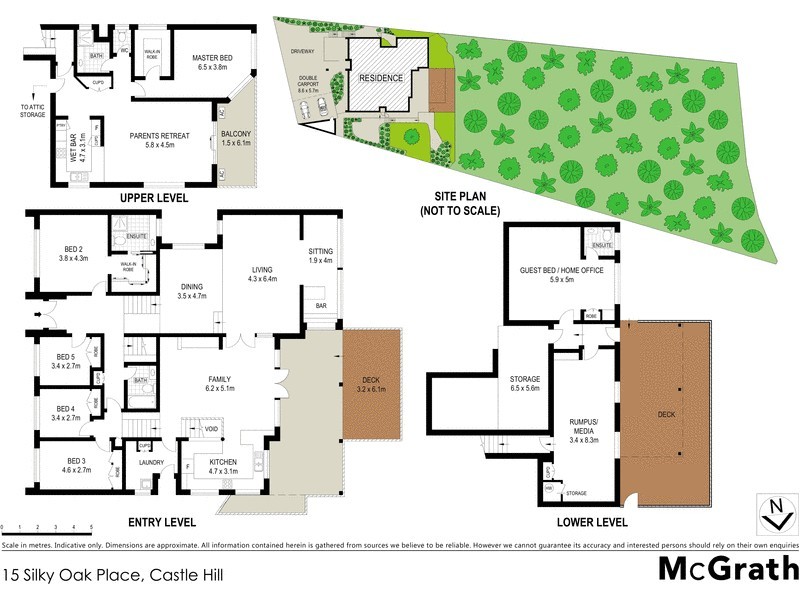 15 Silky Oak Place, Castle Hill NSW 2154 Floorplan