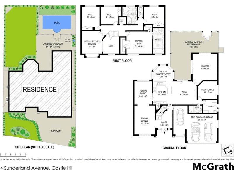 4 Sunderland Avenue, Castle Hill NSW 2154 Floorplan