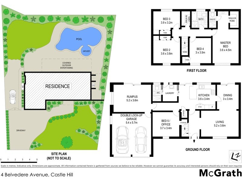 4 Belvedere Avenue, Castle Hill NSW 2154 Floorplan
