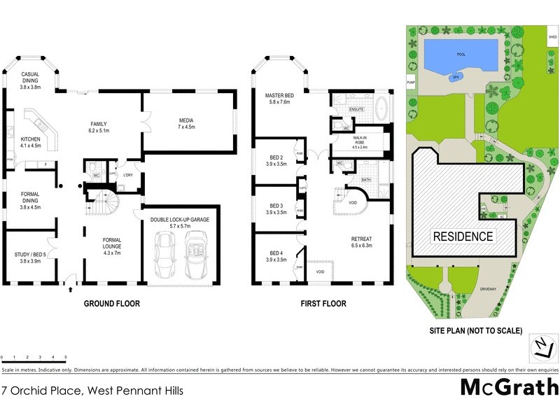 7 Orchid Place, West Pennant Hills NSW 2125 Floorplan