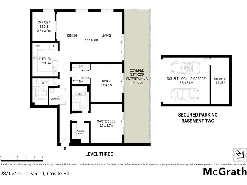 28/1 Mercer Street, Castle Hill NSW 2154 Floorplan