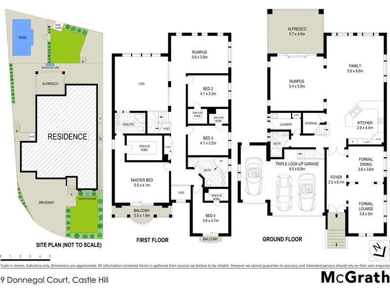 9 Donnegal Court, Castle Hill NSW 2154 Floorplan