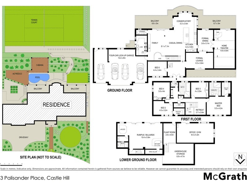 3 Palisander Place, Castle Hill NSW 2154 Floorplan