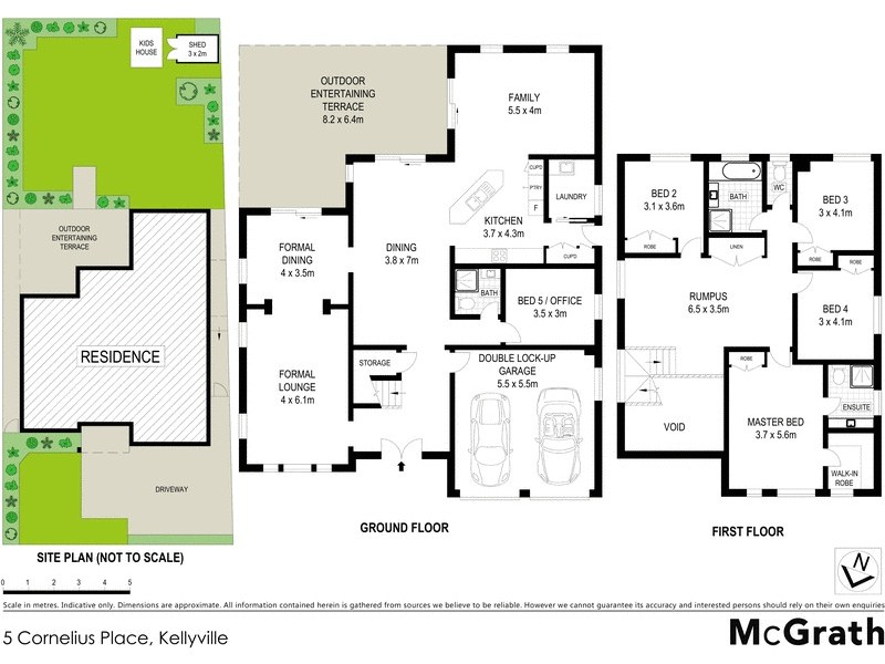 5 Cornelius Place, Kellyville NSW 2155 Floorplan