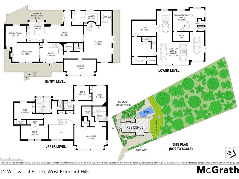 12 Willowleaf Place, West Pennant Hills NSW 2125 Floorplan
