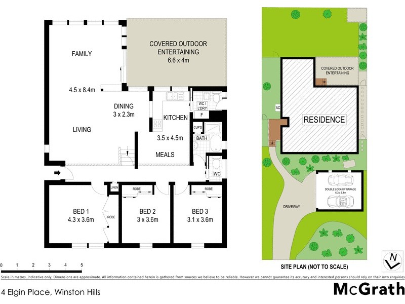 4 Elgin Place, Winston Hills NSW 2153 Floorplan