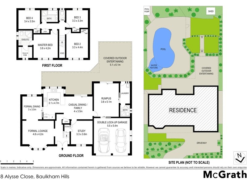 8 Alysse Close, Baulkham Hills NSW 2153 Floorplan