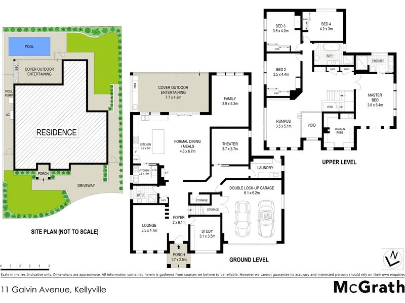 11 Galvin Avenue, Kellyville NSW 2155 Floorplan
