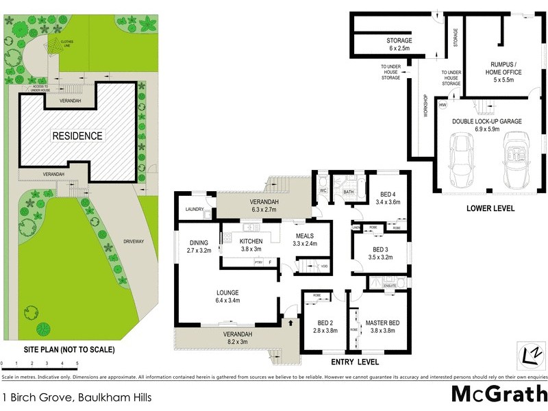 1 Birch Grove, Baulkham Hills NSW 2153 Floorplan