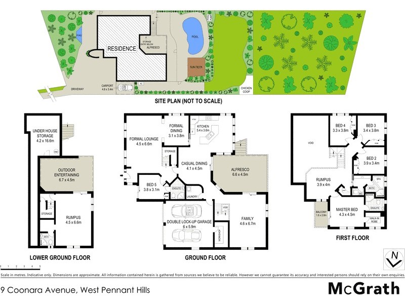 9 Coonara Avenue, West Pennant Hills NSW 2125 Floorplan