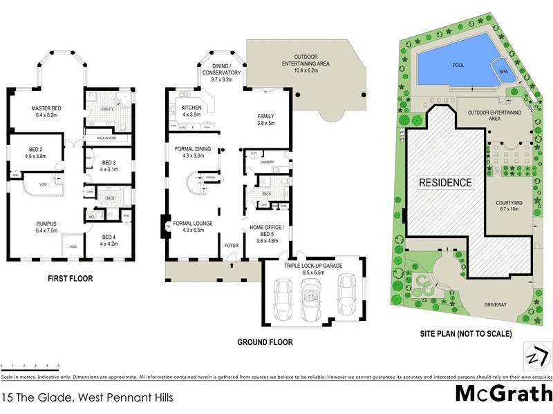 15 The Glade, West Pennant Hills NSW 2125 Floorplan