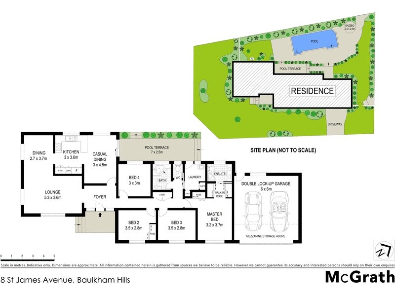 8 St James Avenue, Baulkham Hills NSW 2153 Floorplan