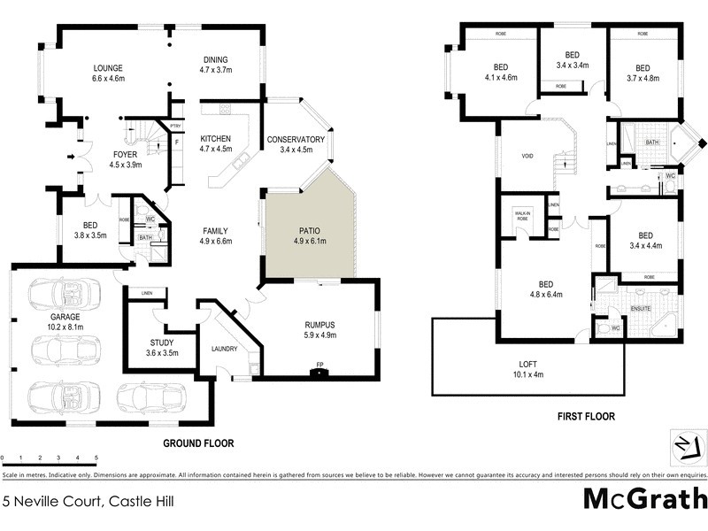 5 Neville Court, Castle Hill NSW 2154 Floorplan