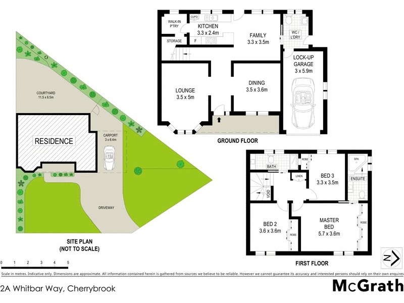 2A Whitbar Way, Cherrybrook NSW 2126 Floorplan