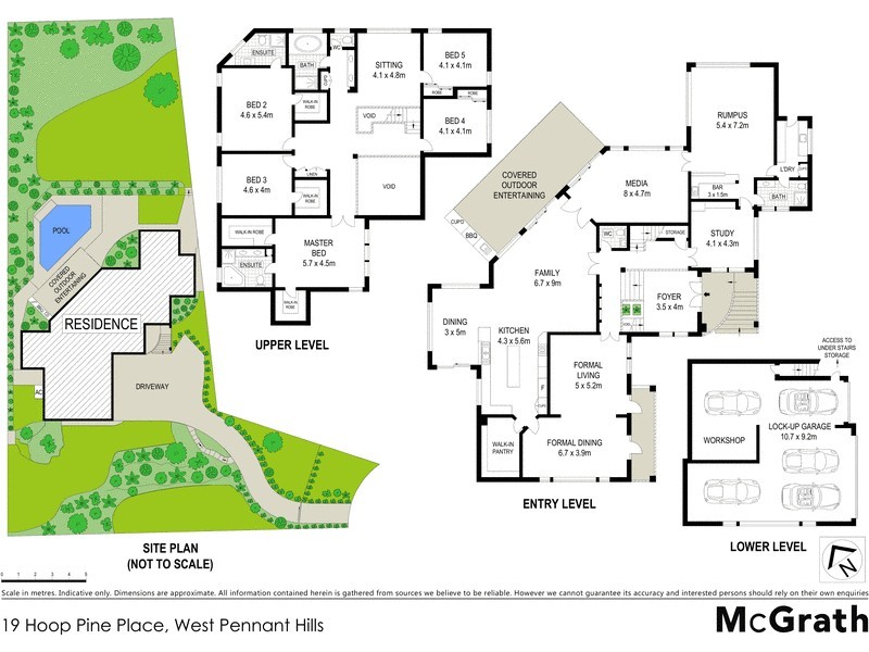 19 Hoop Pine Place, West Pennant Hills NSW 2125 Floorplan