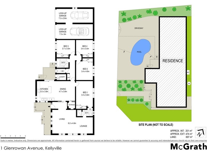 1 Glenrowan Avenue, Kellyville NSW 2155 Floorplan