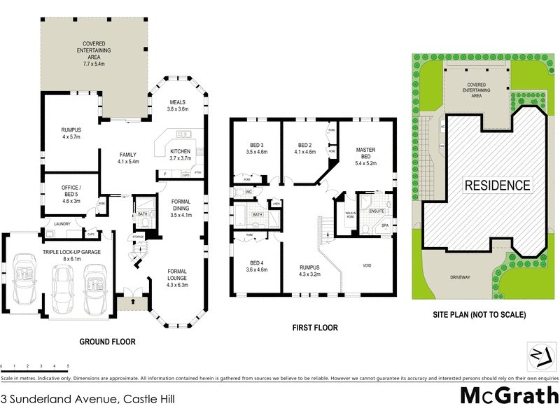 3 Sunderland Avenue, Castle Hill NSW 2154 Floorplan