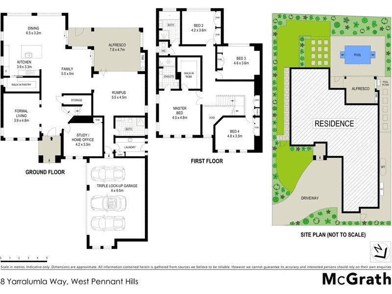8 Yarralumla Way, West Pennant Hills NSW 2125 Floorplan