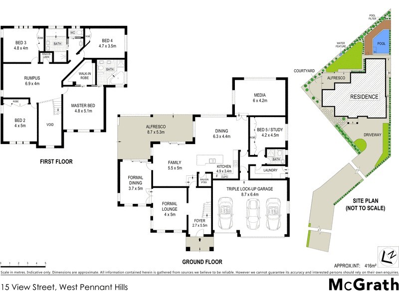 15 View Street, West Pennant Hills NSW 2125 Floorplan
