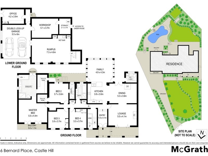 6 Bernard Place, Castle Hill NSW 2154 Floorplan