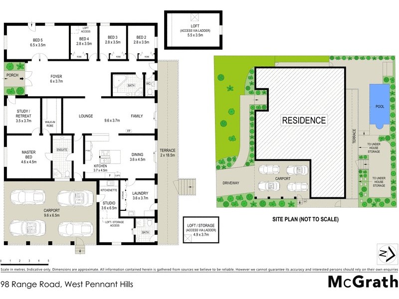 98 Range Road, West Pennant Hills NSW 2125 Floorplan