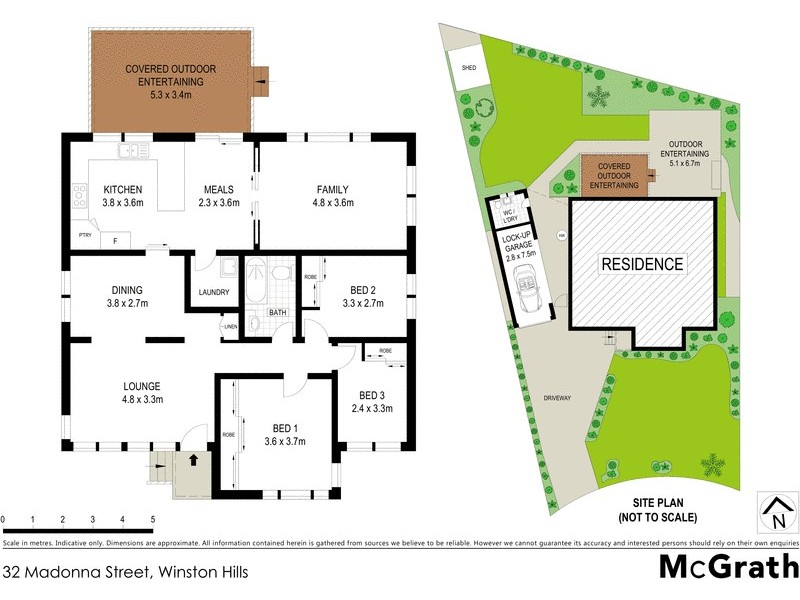 32 Madonna Street, Winston Hills NSW 2153 Floorplan