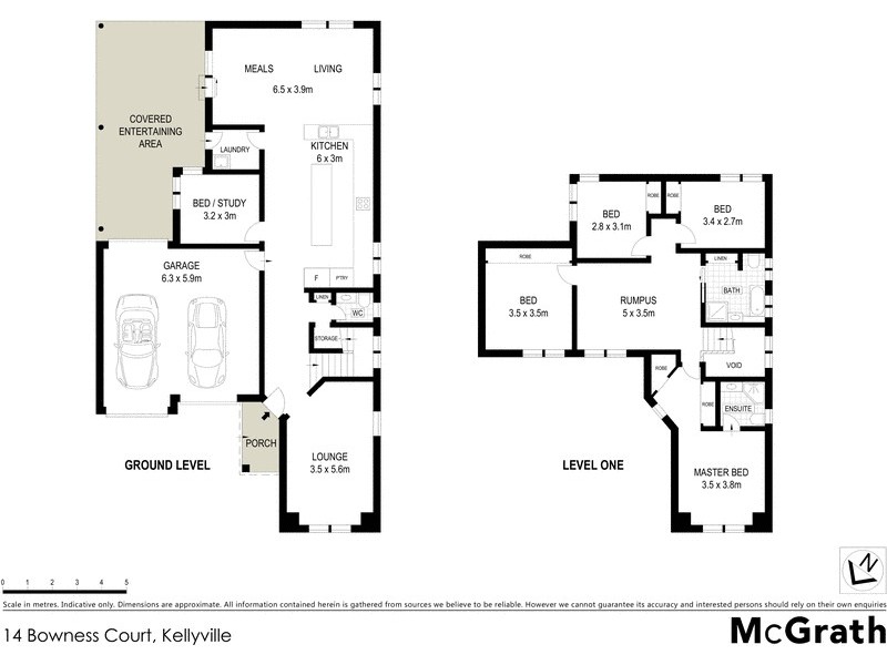 14 Bowness Circuit, Kellyville NSW 2155 Floorplan