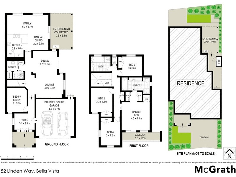 52 Linden Way, Bella Vista NSW 2153 Floorplan