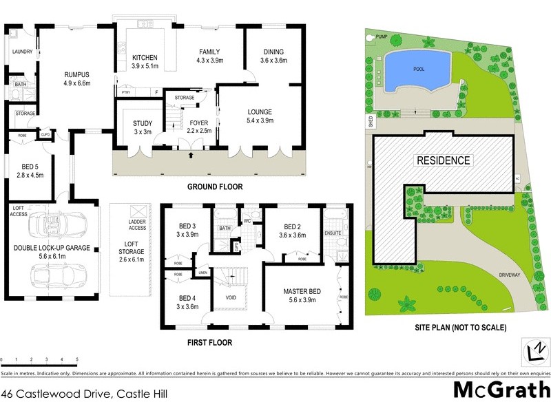 46 Castlewood Drive, Castle Hill NSW 2154 Floorplan