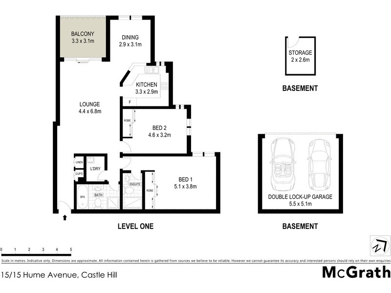 15/15 Hume Avenue, Castle Hill NSW 2154 Floorplan