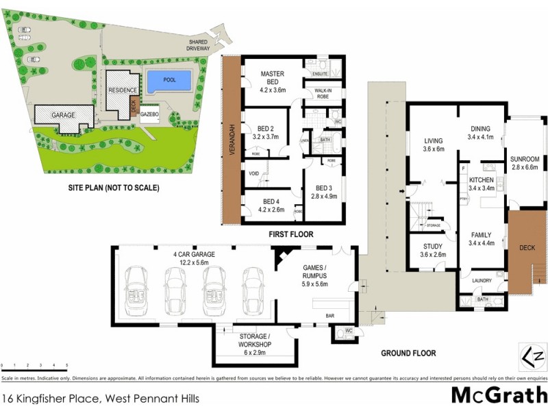 16 Kingfisher Place, West Pennant Hills NSW 2125 Floorplan