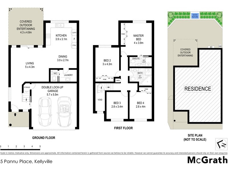 5 Pannu Place, Kellyville NSW 2155 Floorplan
