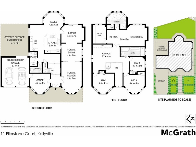 11 Ellerstone Court, Kellyville NSW 2155 Floorplan
