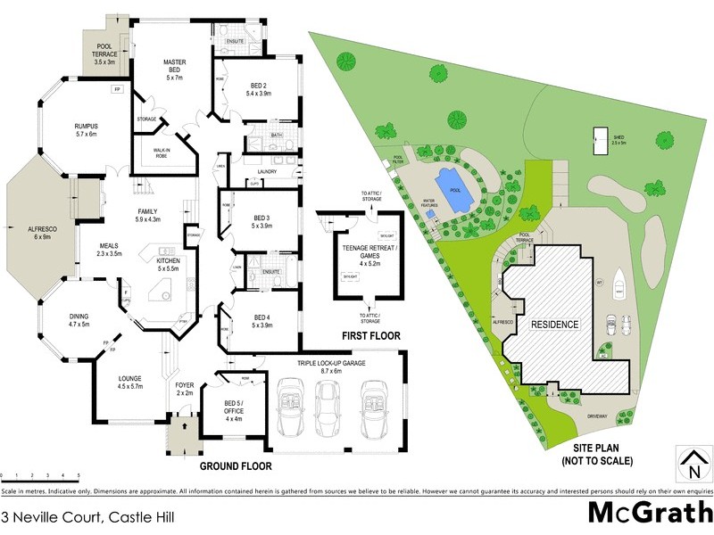 3 Neville Court, Castle Hill NSW 2154 Floorplan