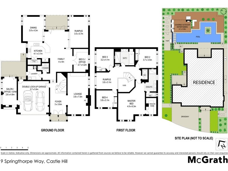 9 Springthorpe Way, Castle Hill NSW 2154 Floorplan