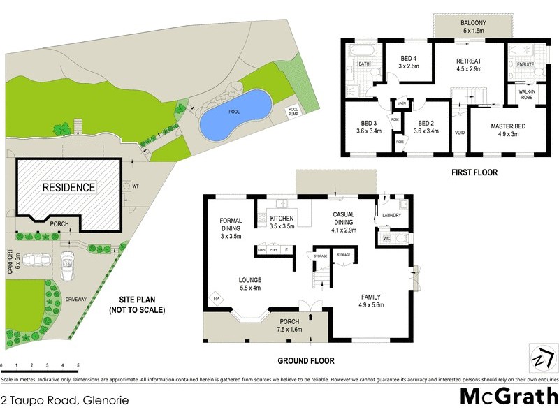 2 Taupo Road, Glenorie NSW 2157 Floorplan