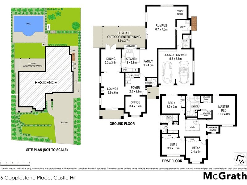 6 Copplestone Place, Castle Hill NSW 2154 Floorplan