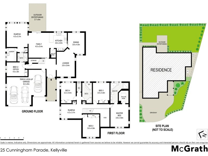25 Cunningham Parade, Kellyville NSW 2155 Floorplan