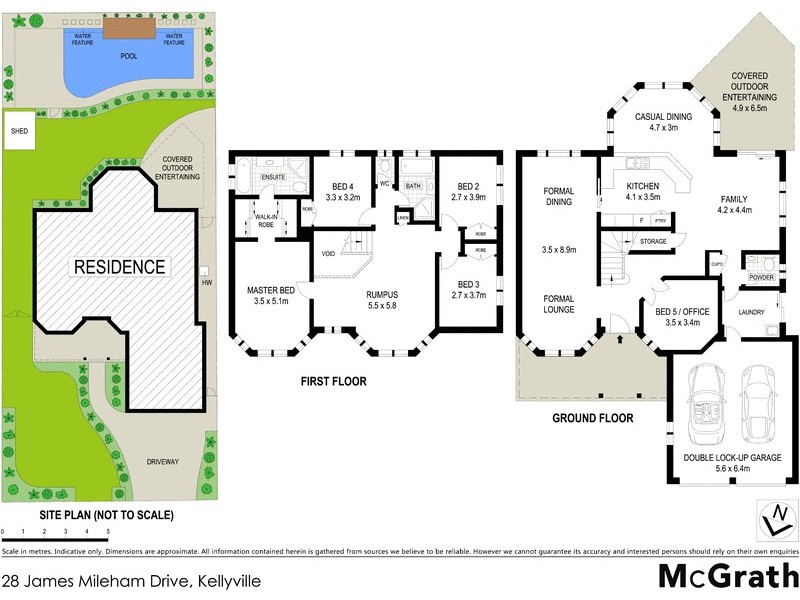 28 James Mileham Drive, Kellyville NSW 2155 Floorplan