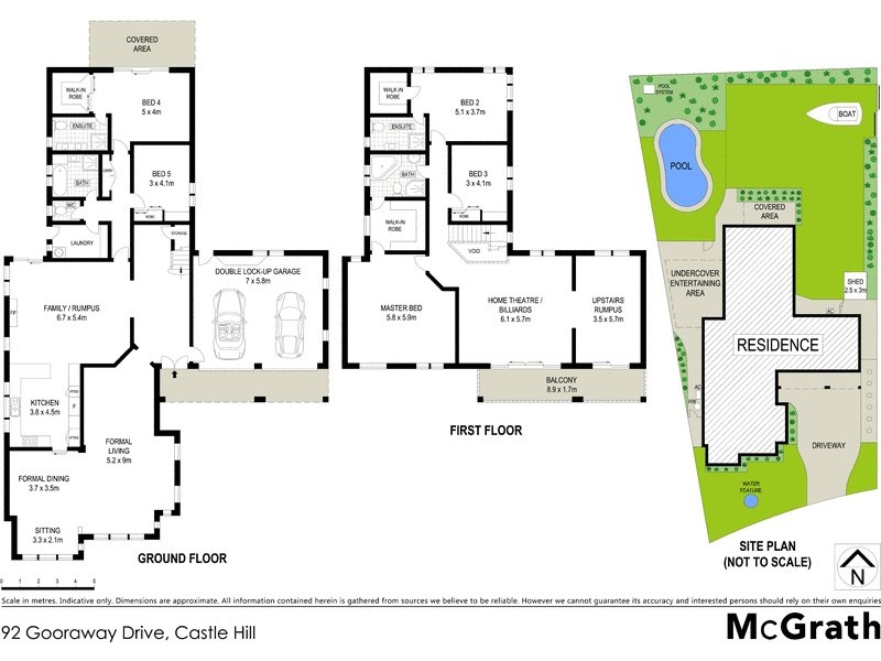 92 Gooraway Drive, Castle Hill NSW 2154 Floorplan