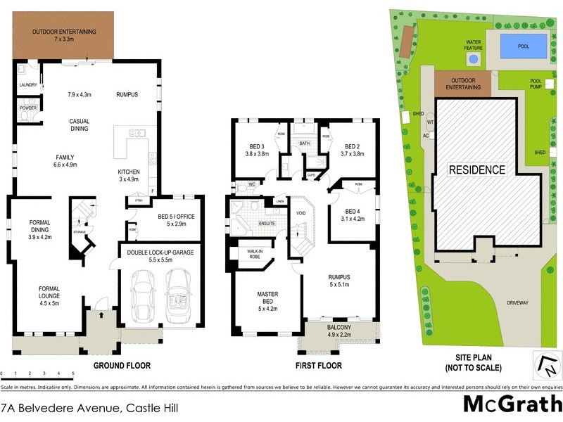 7A Belvedere Avenue, Castle Hill NSW 2154 Floorplan