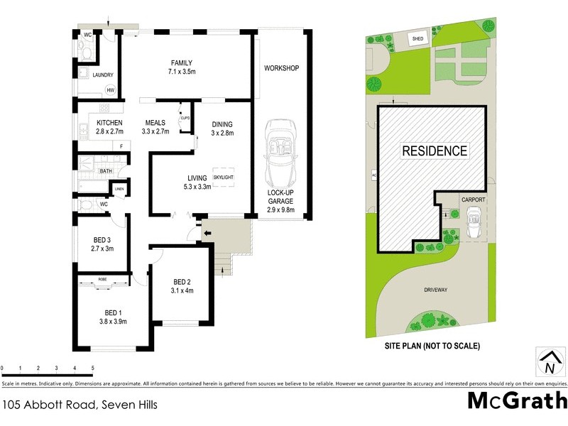 105 Abbott Road, Seven Hills NSW 2147 Floorplan