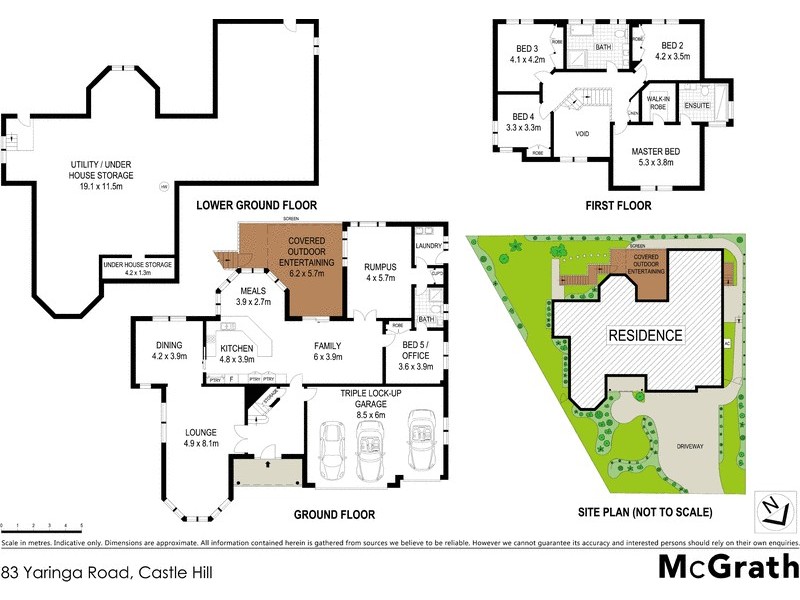83 Yaringa Road, Castle Hill NSW 2154 Floorplan
