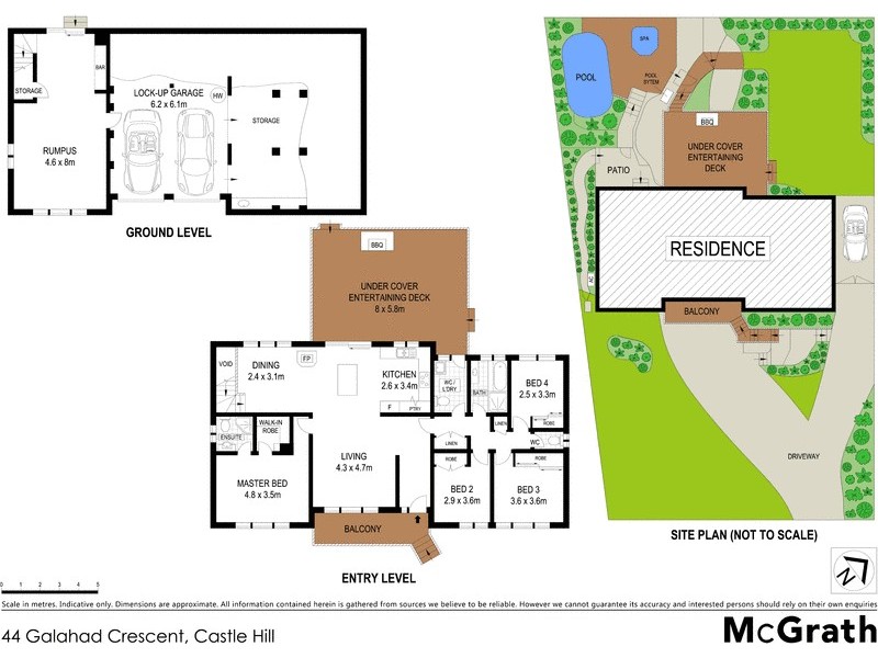 44 Galahad Crescent, Castle Hill NSW 2154 Floorplan