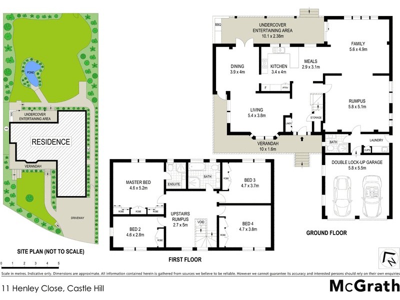 11 Henley Close, Castle Hill NSW 2154 Floorplan