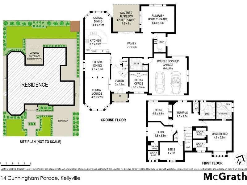14 Cunningham Parade, Kellyville NSW 2155 Floorplan