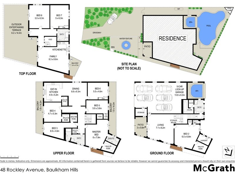 48 Rockley Avenue, Baulkham Hills NSW 2153 Floorplan