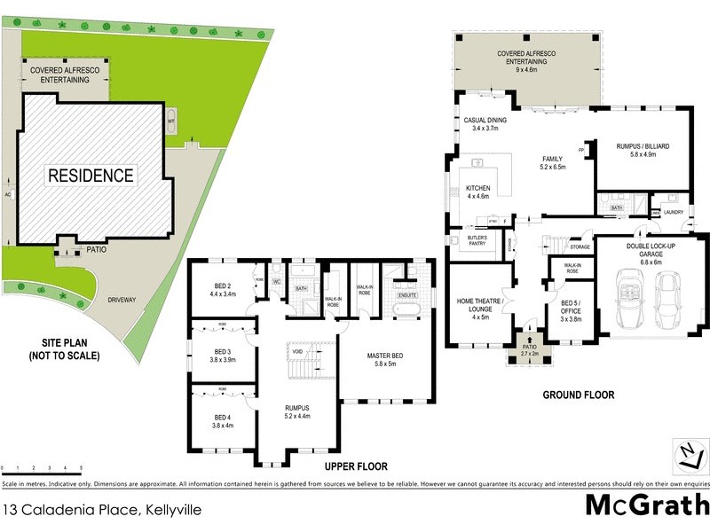 13 Caladenia Place, Kellyville NSW 2155 Floorplan