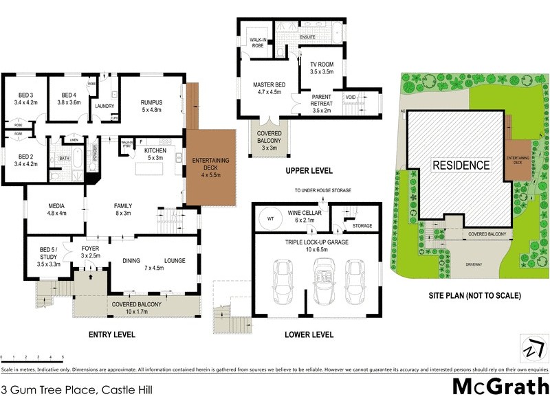 3 Gum Tree Place, Castle Hill NSW 2154 Floorplan