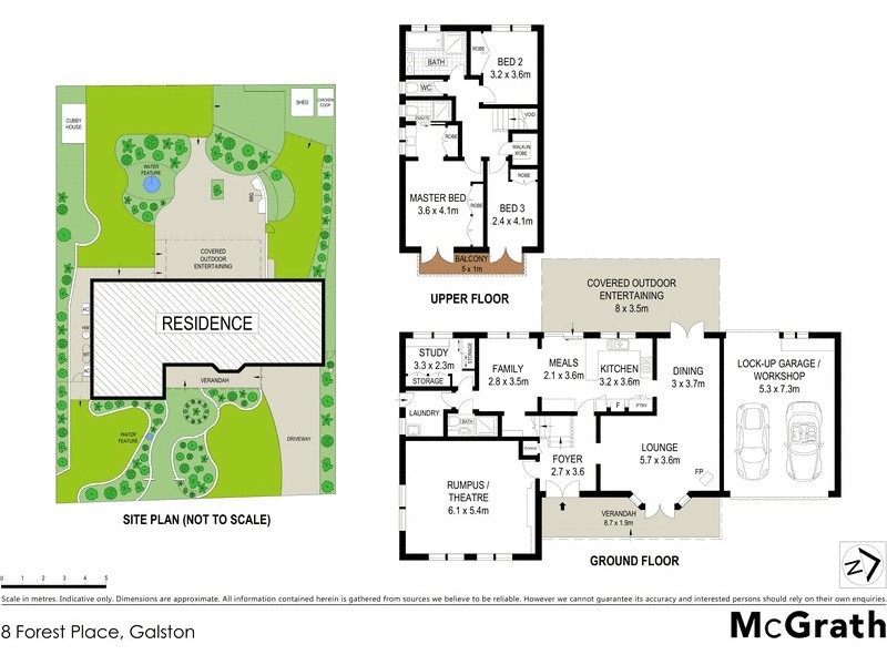 8 Forest Place, Galston NSW 2159 Floorplan
